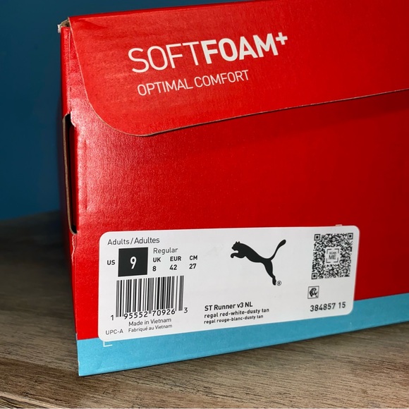 Burgundy Puma Runner V3 - Picture 5 of 5